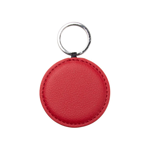 Engravables - Personalised PU LEATHER - Keyring - Round