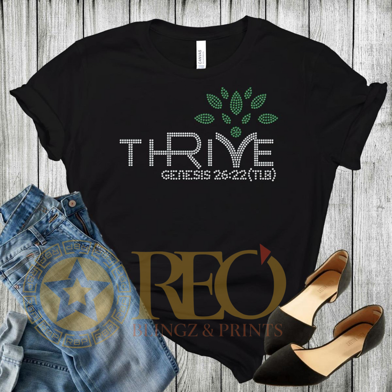 Thrive Rhinestones Tshirt