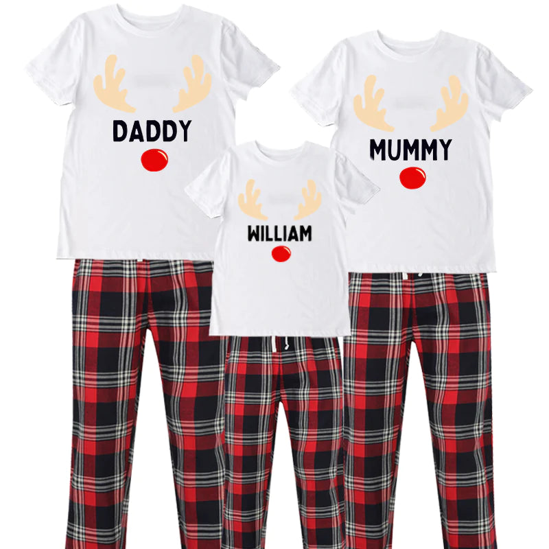 Family Christmas Reindeer Pyjama Set