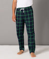 Men's Supersoft Checked Loungewear Bottoms - Family Christmas Matching lounge bottom Navy/Green