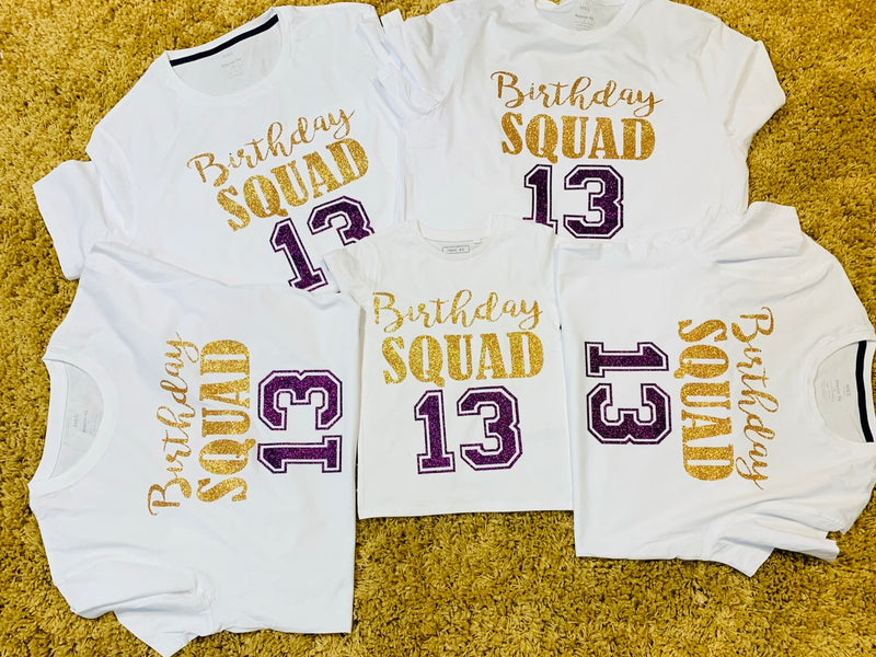 Birthday Squad Tshirt