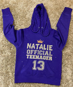 Personalised Official Teenager Hoodie