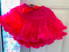 Princess dance Fluffy Chiffon Tutu Skirt_Rose